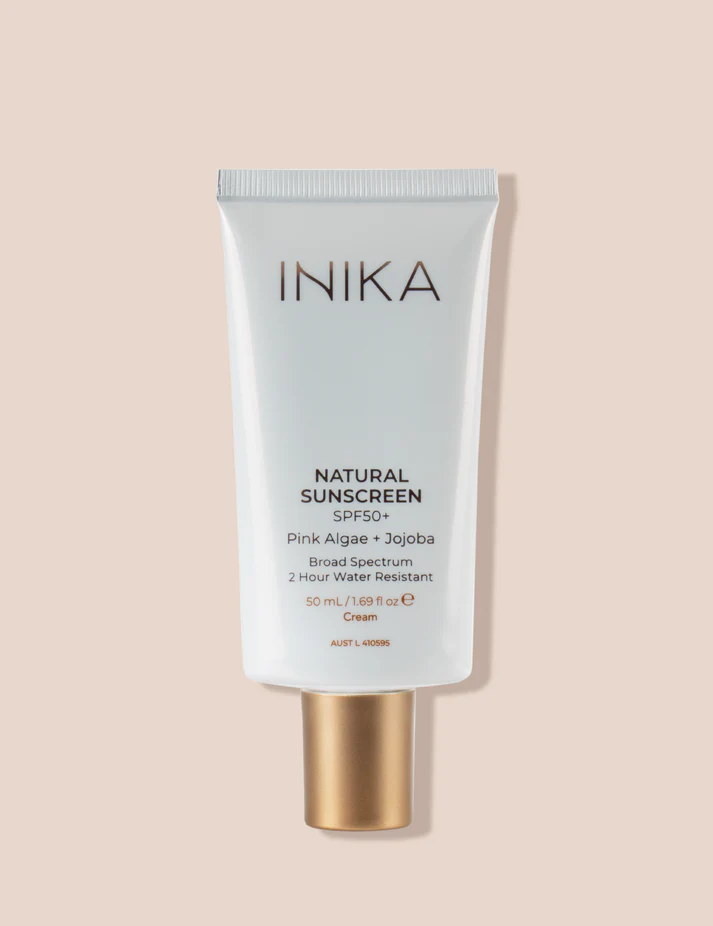 INIKA Natural Sunscreen Untinted SPF50+ 50ml