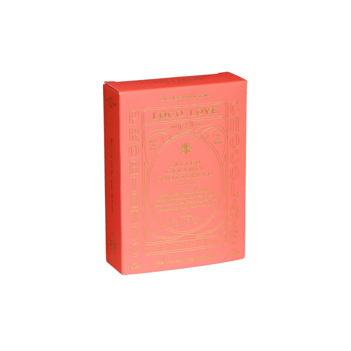 Loco Love - Twin Salted Caramel Shortbread 70g