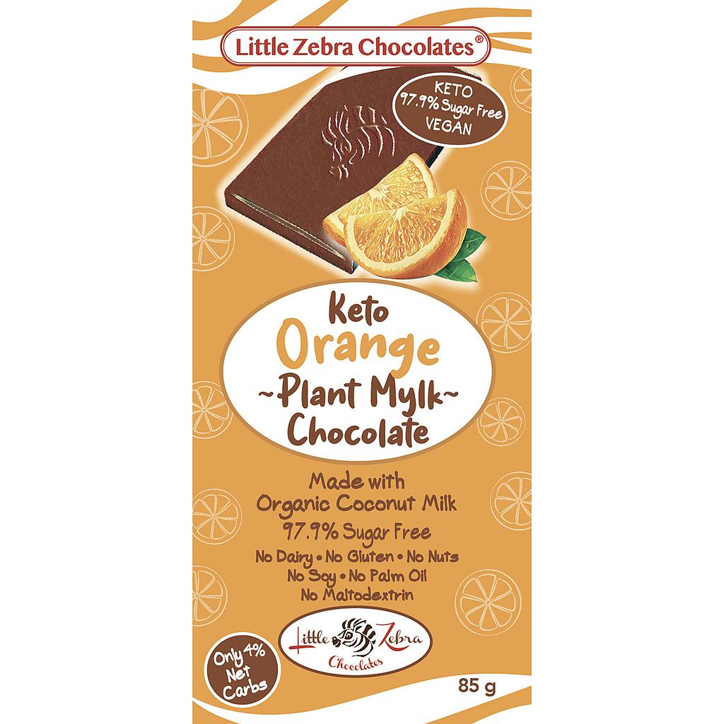 Little Zebra Plant Orange-Mylk Chocolate - 85g