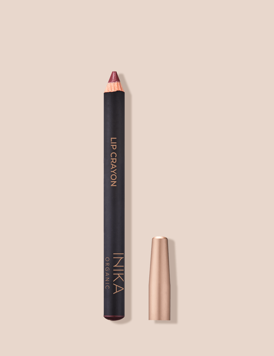 INIKA Organic Lip Crayon - Deep Plum