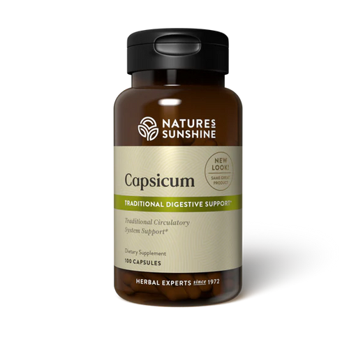 Natures Sunshine Capsicum (Cayenne Powder) 475mg - 100 Caps