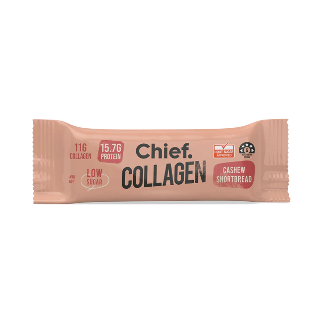 Chief Collagen Protein Bar - Cashew Shortbread