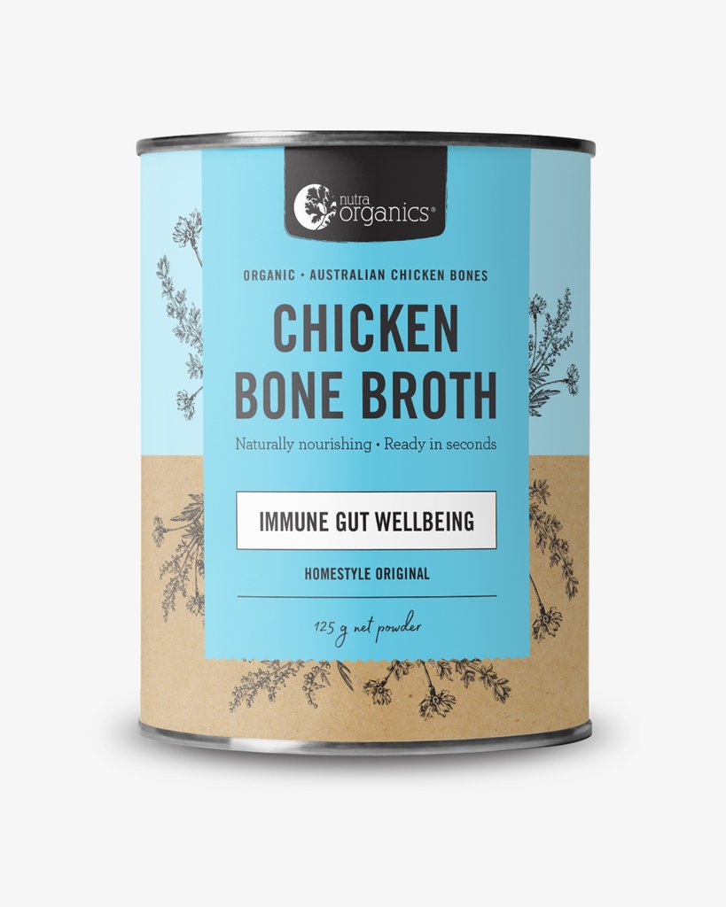 Nutra Organics Chicken Bone Broth Powder - Homestyle Original - 125g