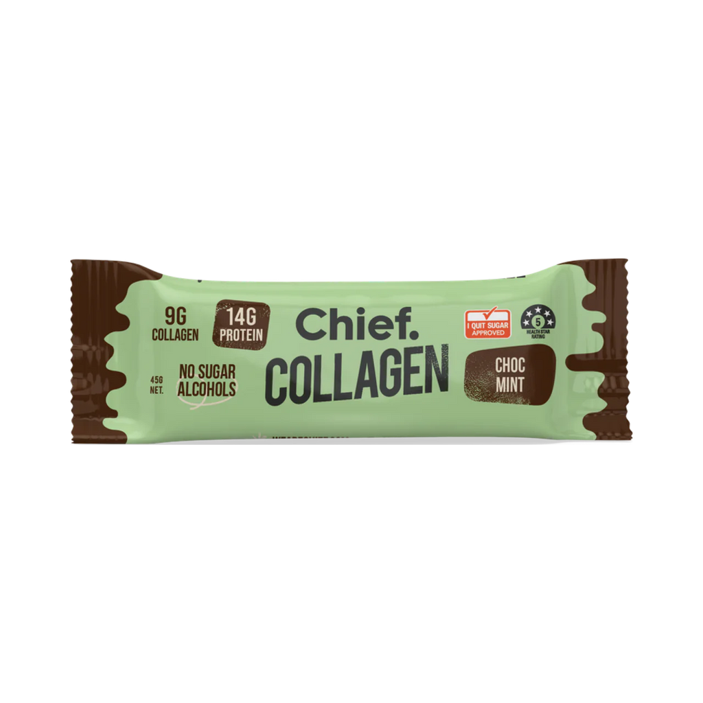 Chief Collagen Protein Bar - Choc Mint