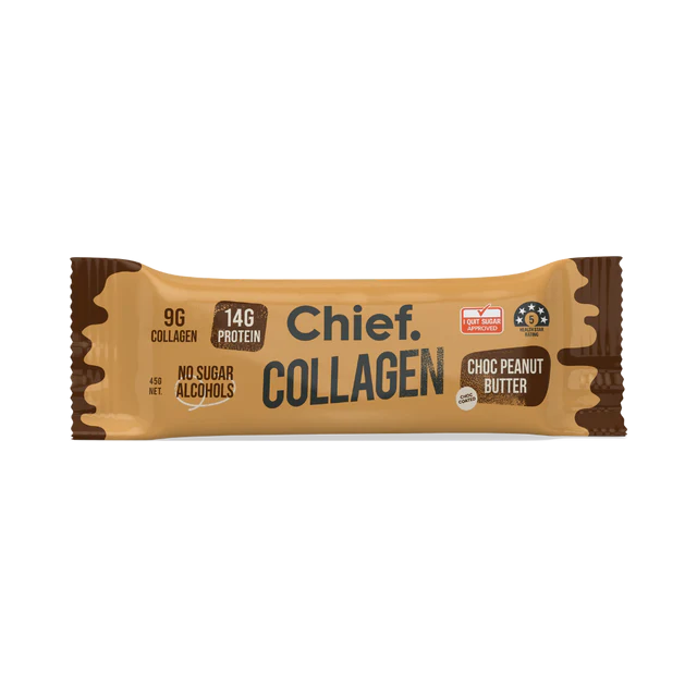 Chief Collagen Protein Bar - Choc Peanut Butter