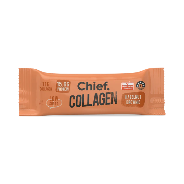 Chief Collagen Protein Bar - Hazelnut Brownie