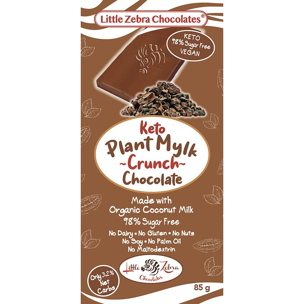 Little Zebra Plant Mylk Chocolate Crunch - 85g