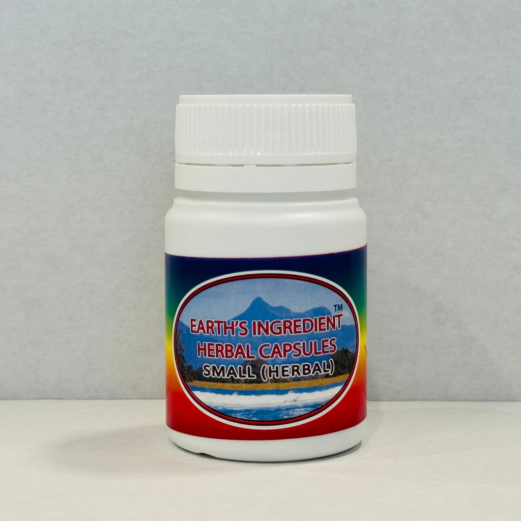 Earth's Ingredient Herbal Capsules 60 - Small (Life Caps - 1/2 size)