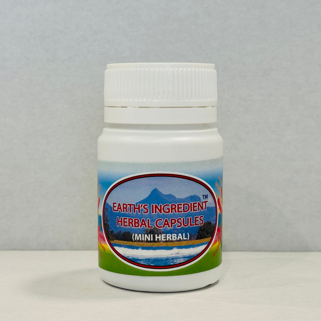 Earth's Ingredient Herbal Capsules 80 - Mini (Life Caps - 1/4 size)