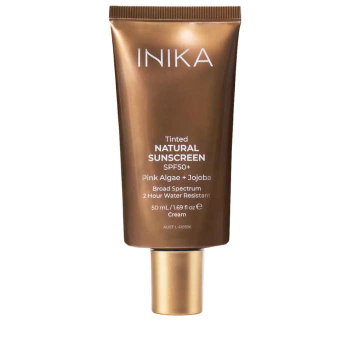 INIKA Natural Sunscreen tinted SPF50+ 50ml