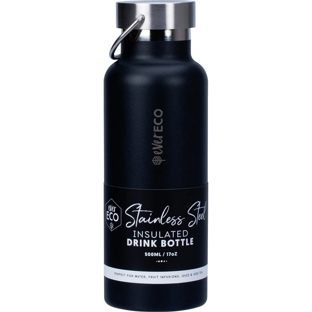 ever ECO Stainless Steel Bottle - 500ml - Onyx