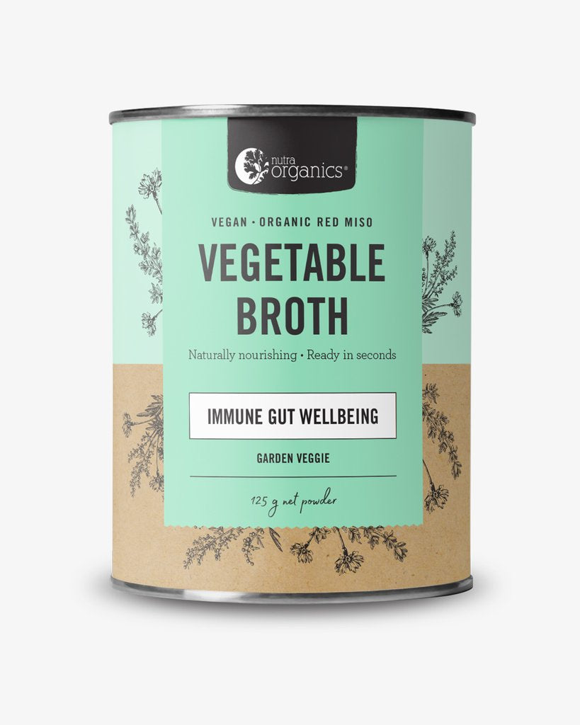 Nutra Organics Vegetable Broth - Garden Veggie - 125g