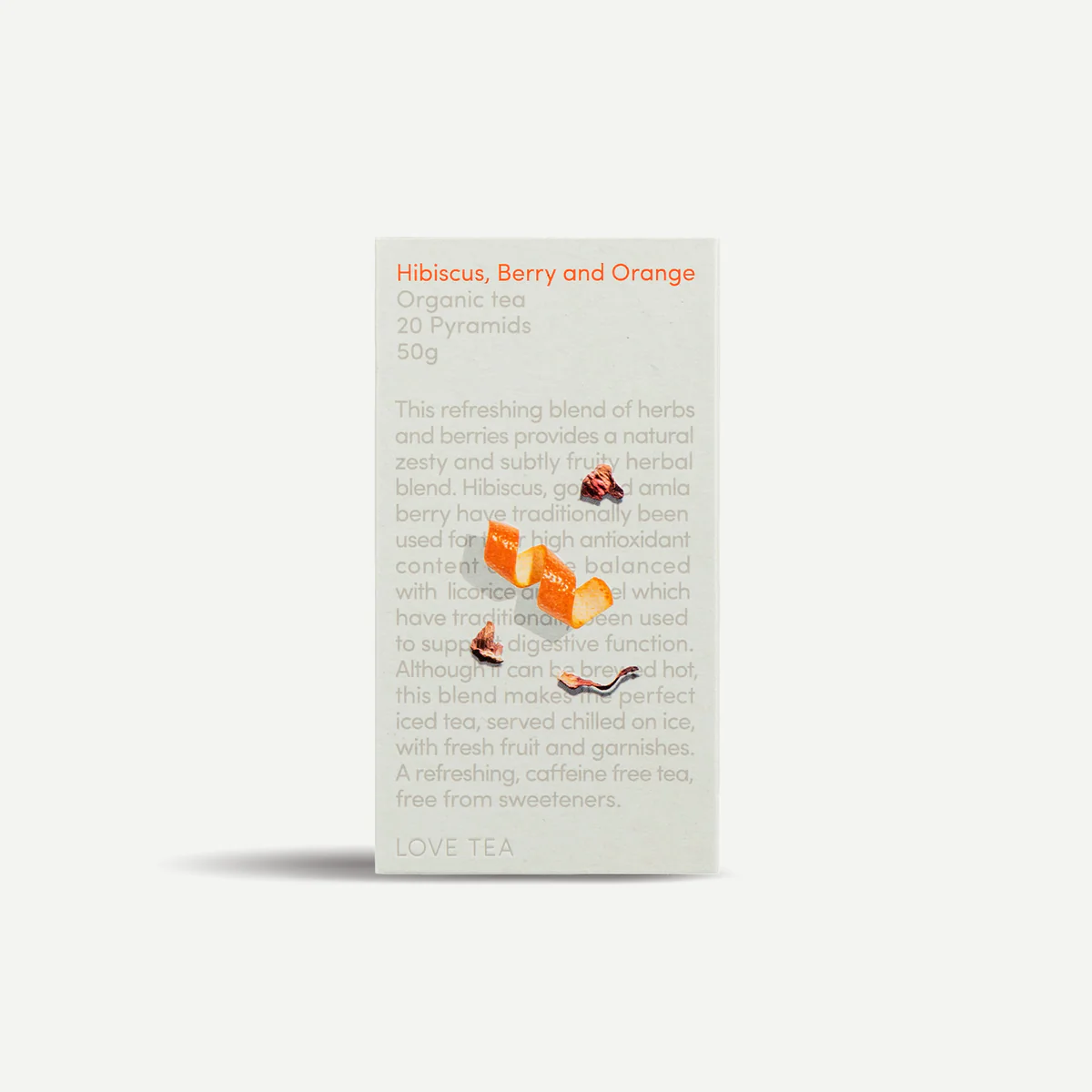 Hibiscus Berry & Orange Pyramid Tea Bags -1 Box x 20 Pyramids