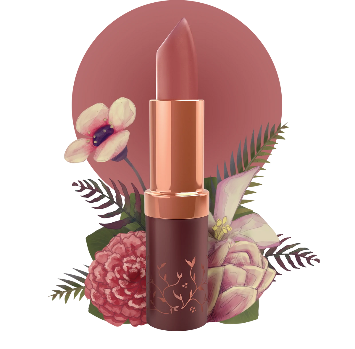 Karen Murrell Lipstick - BLUSHING ROSE - 23