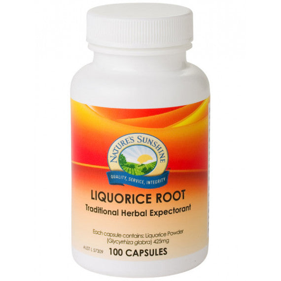 Natures Sunshine Liquorice Root 425mg - 100 caps
