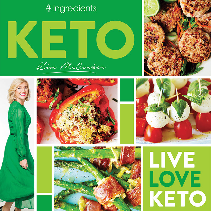 4 Ingredients Keto Cookbook by Kim McKosker