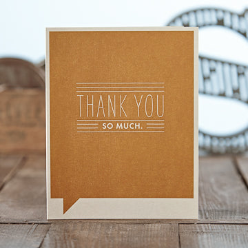 Thank You So Much - FF Thank You Card
