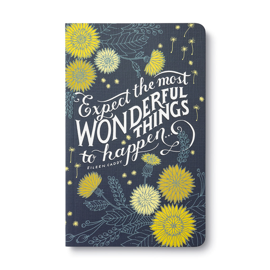 EXPECT THE MOST WONDERFUL THINGS TO HAPPEN – WRITE NOW JOURNAL