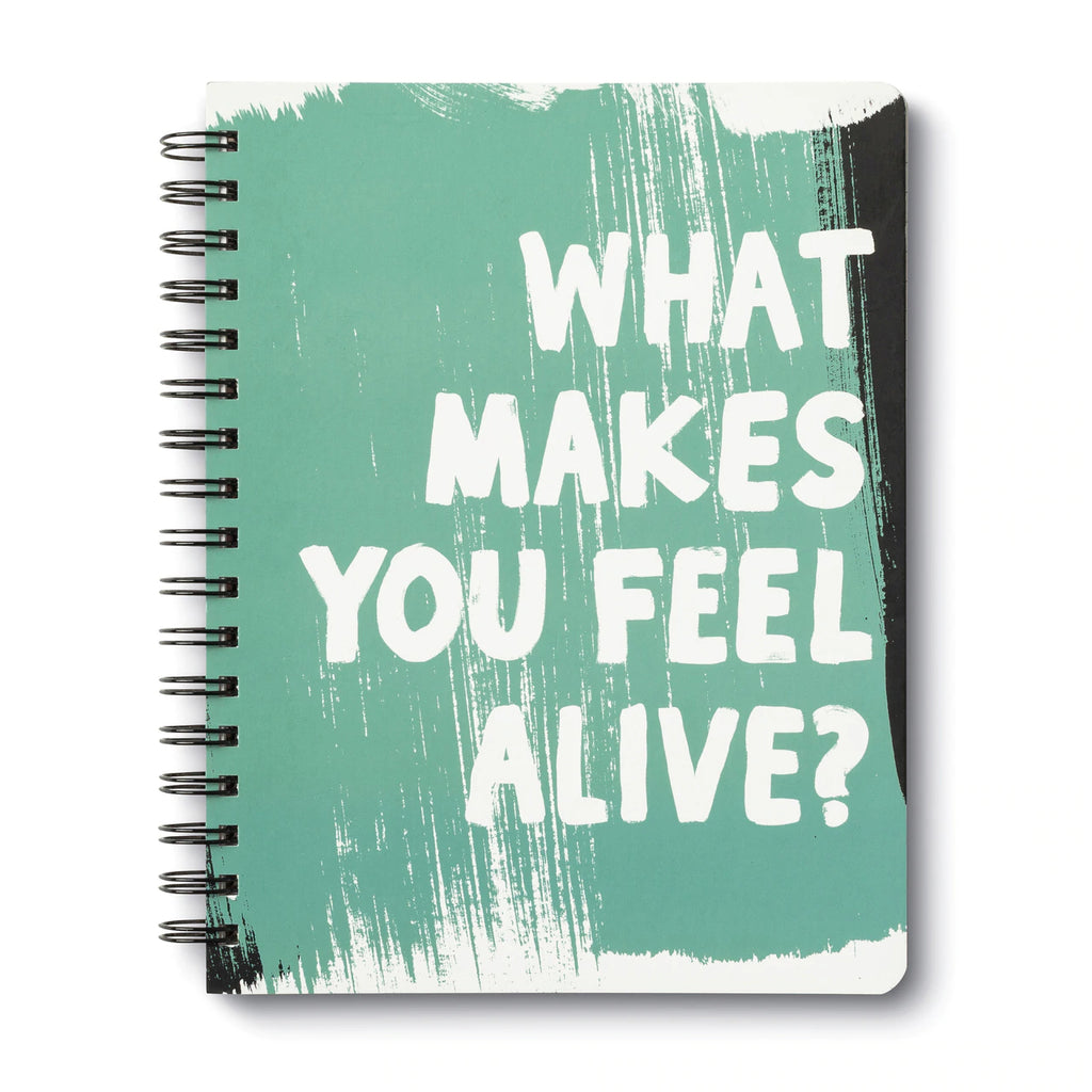 What Makes You Feel Alive? - Wire-O Notebook