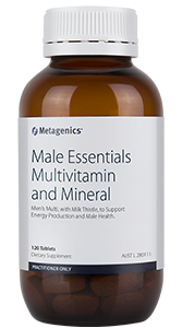 Metagenics Male Essentials Multivitamin & Multimineral 120 Tabs