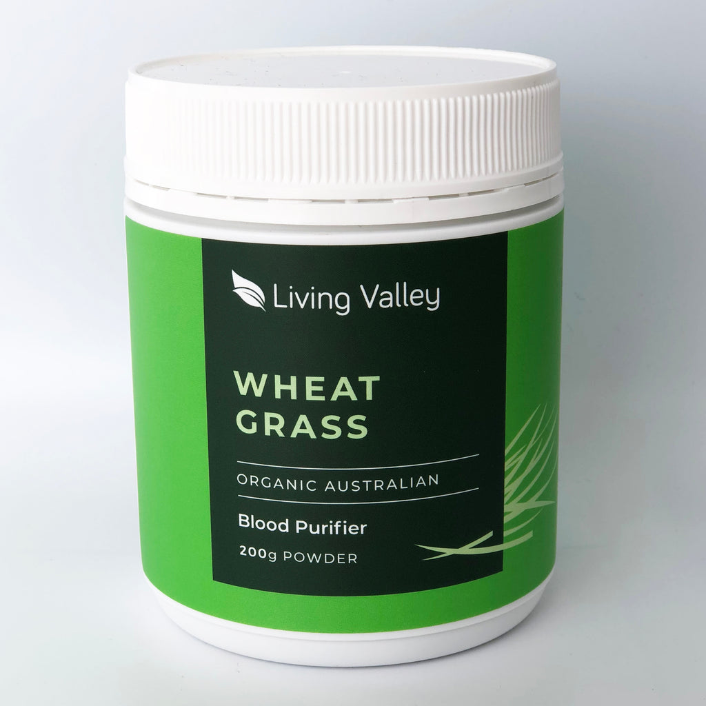 Living Valley 100% Australian Organic Wheat Grass Powder