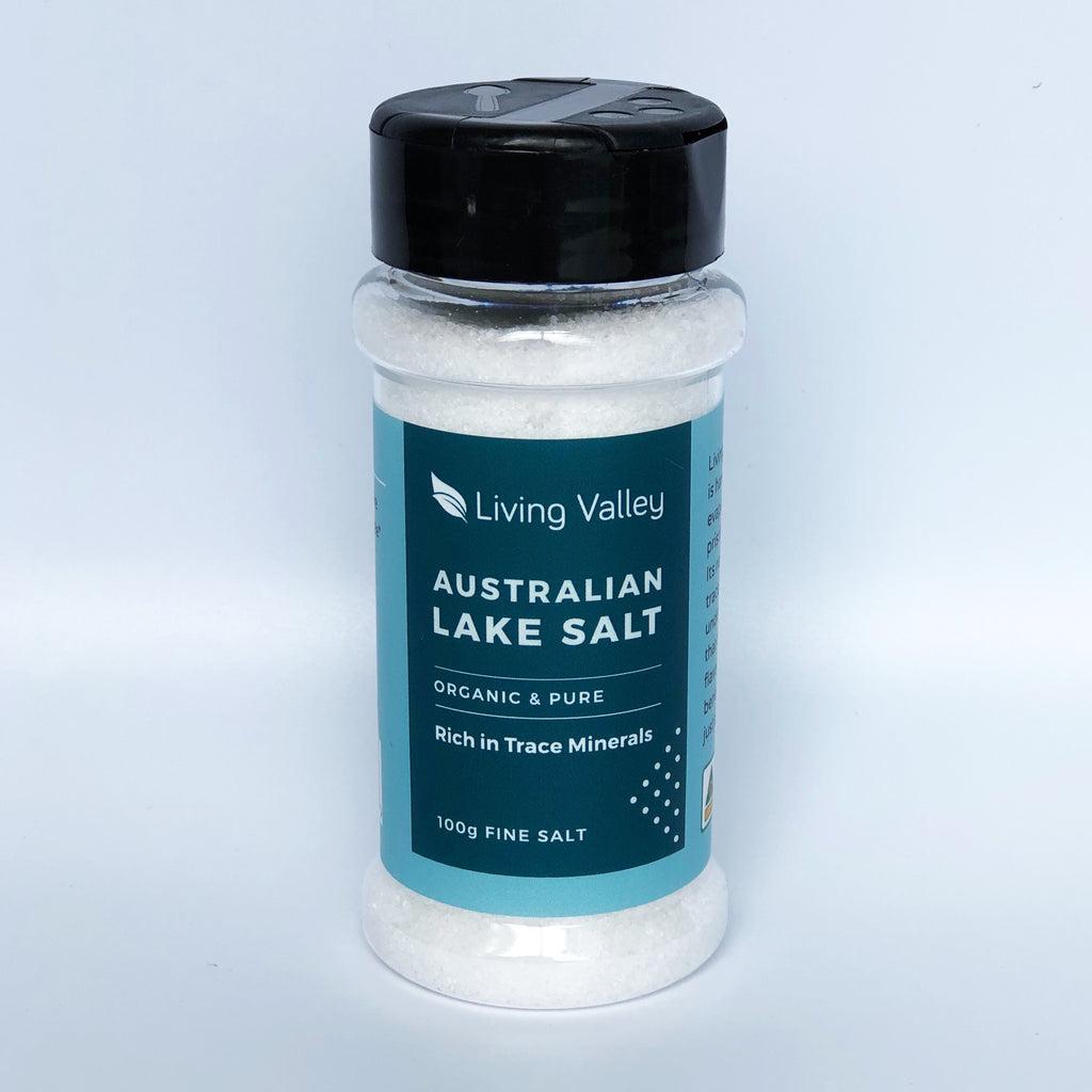 Living Valley Organic Australian Lake Salt - Fine 100g