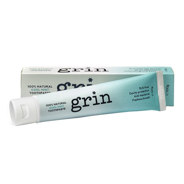 GRIN 100% Natural Cool Mint Toothpaste