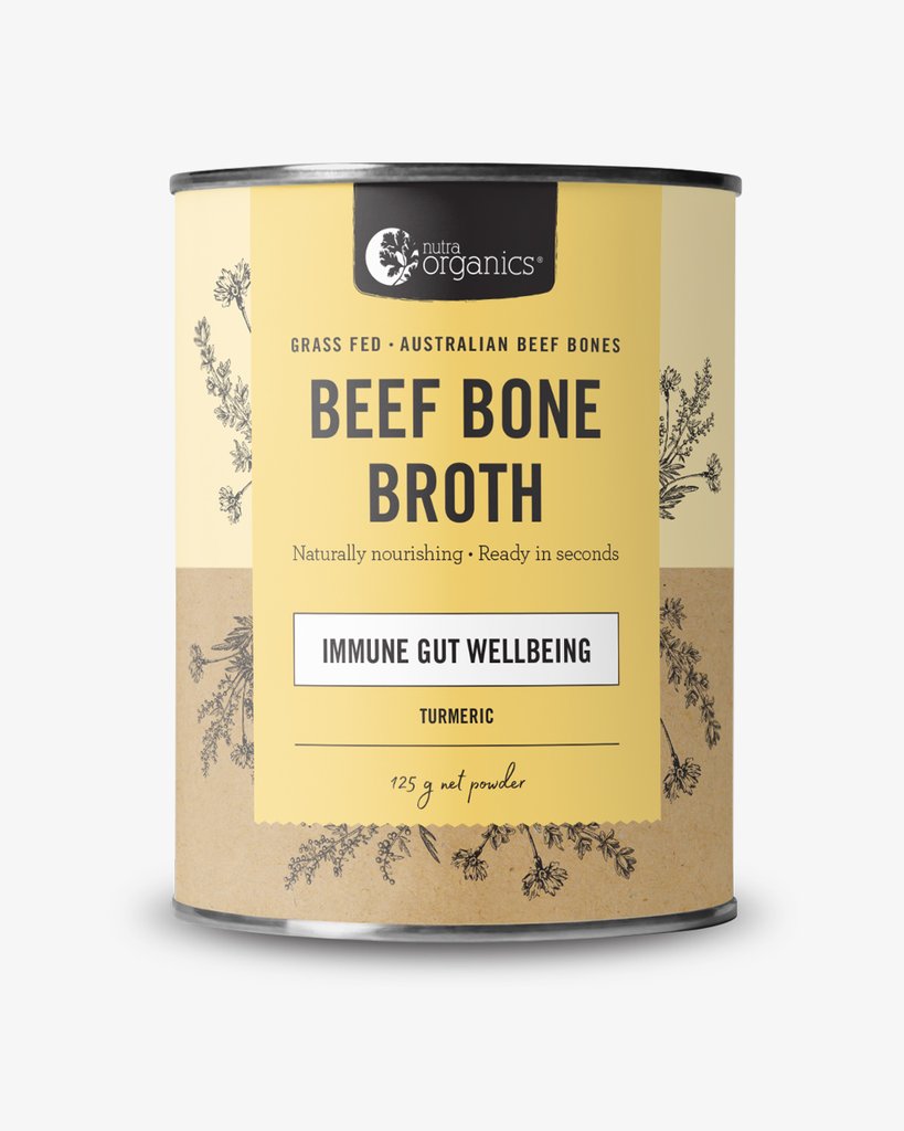 Nutra Organics Beef Bone Broth - Turmeric - 125g