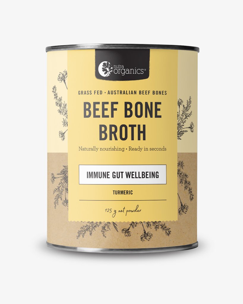Nutra Organics Beef Bone Broth - Turmeric - 125g