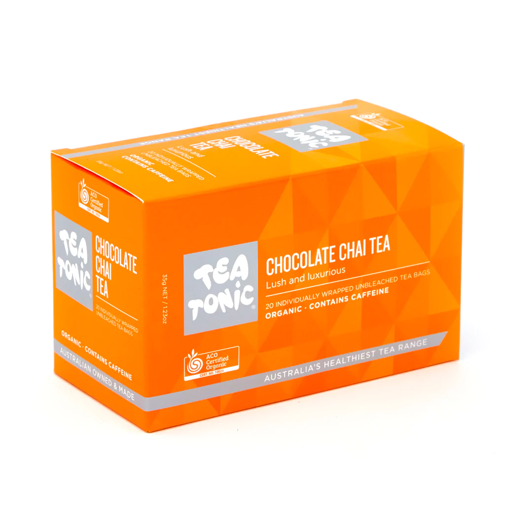 Tea Tonic Unbleached 20 Bags Chocolate Chai