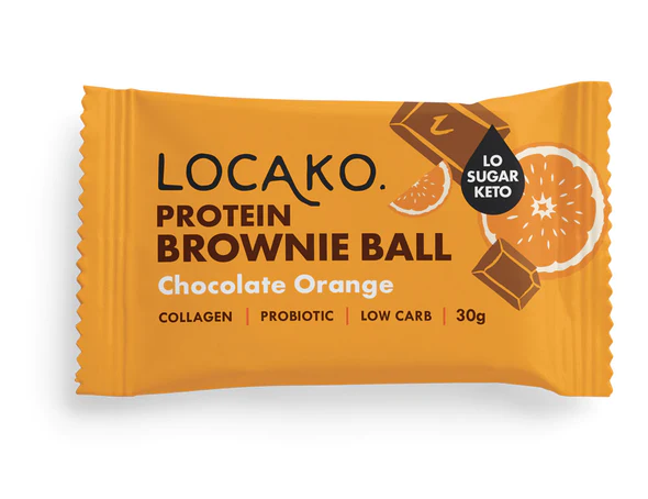 Locako Protein Brownie Ball - Choc Orange