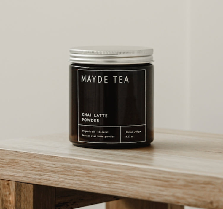 Mayde Tea - Chai Latte Powder - 33 Serve Jar