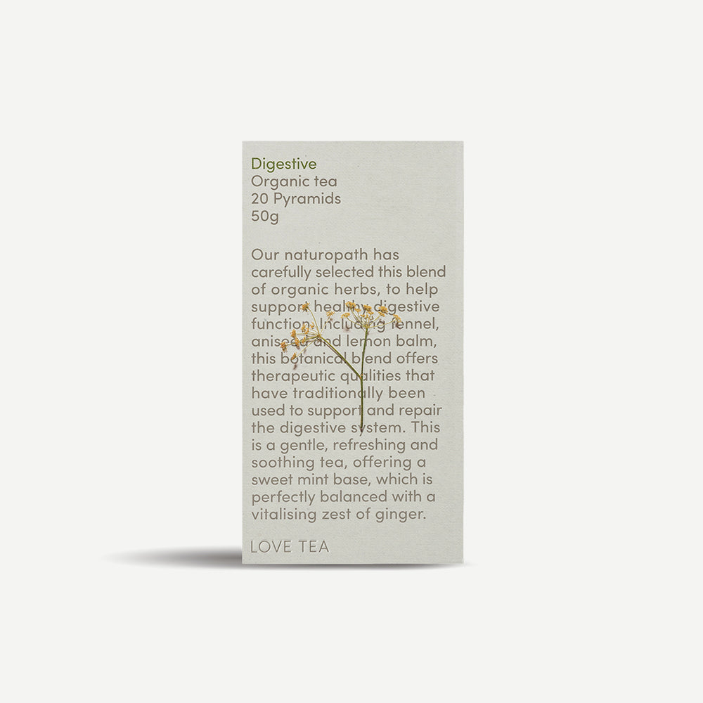Digestive Pyramid Tea Bags - 1 Box x 20 Pyramids