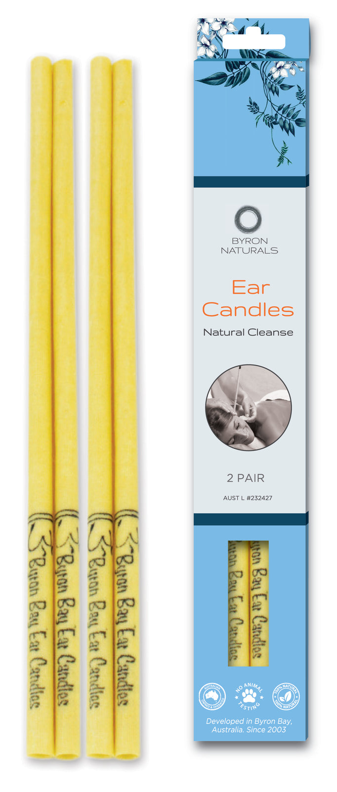 Byron Naturals Ear Candles - 1 Pair