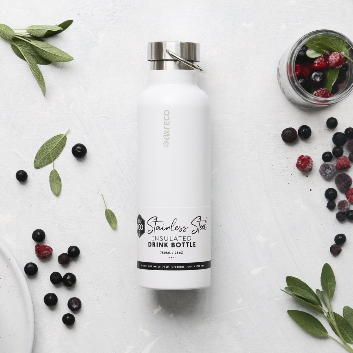 ever ECO Stainless Steel Bottle - 750ml - Cloud