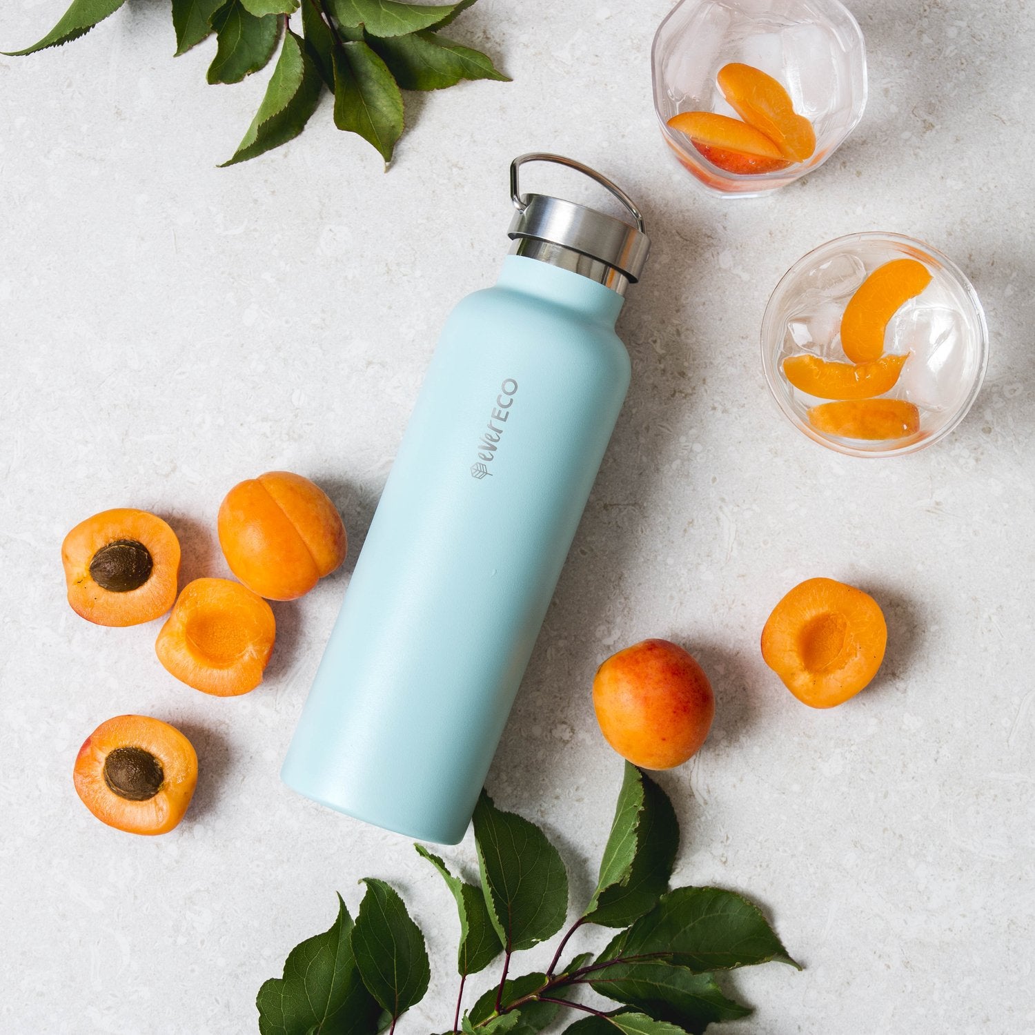 ever ECO Stainless Steel Bottle - 750ml - Positano Blue