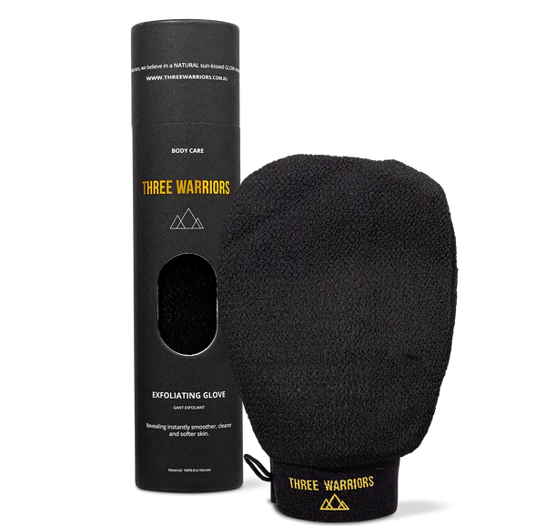 Three Warriors Exfoliating glove