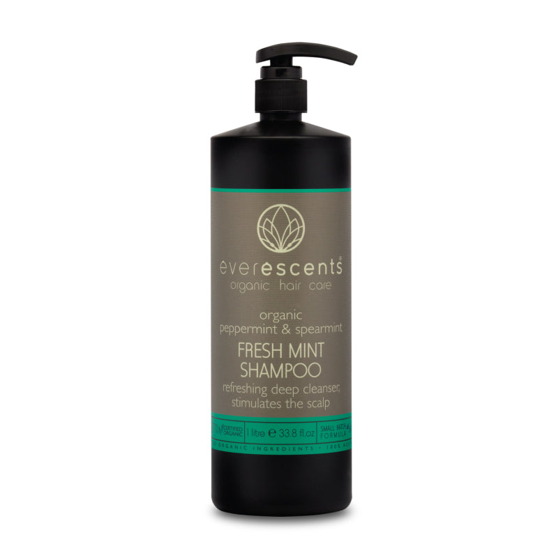 EverEscents - Organic Fresh Mint Shampoo - 1Lt