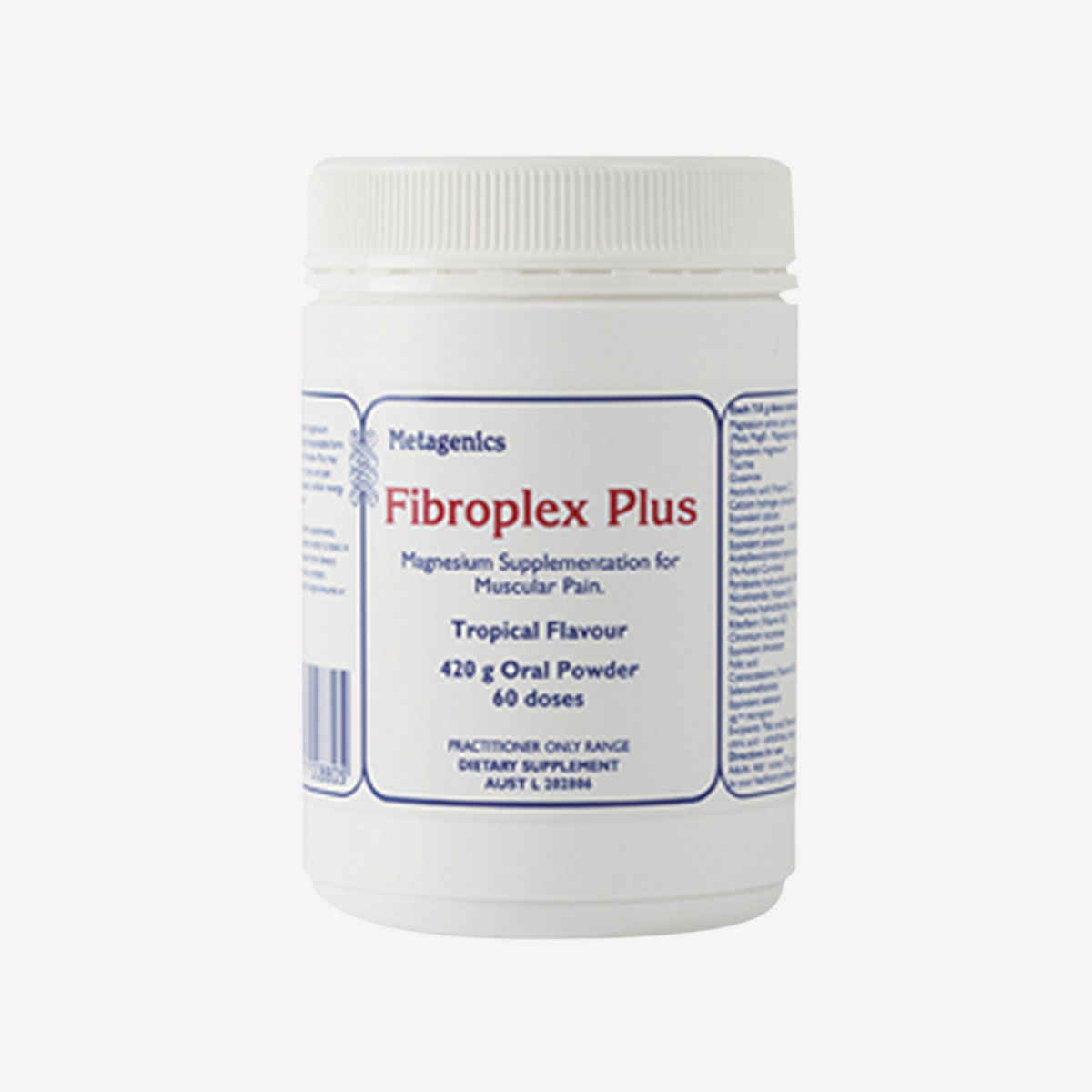 Metagenics Fibroplex Plus Tropical Flavour 420g Oral Power