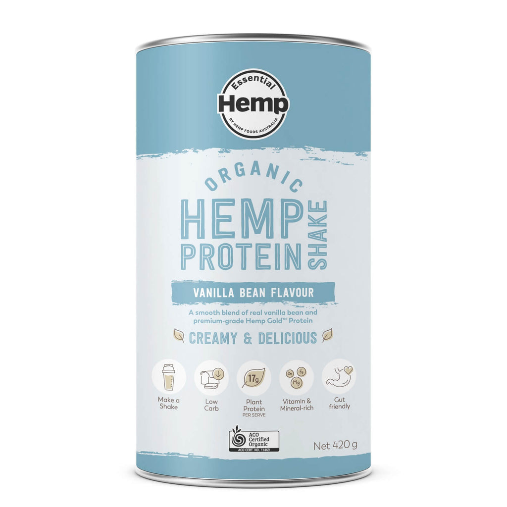 Essential Hemp Organic Hemp Protein - Vanilla Bean 420g