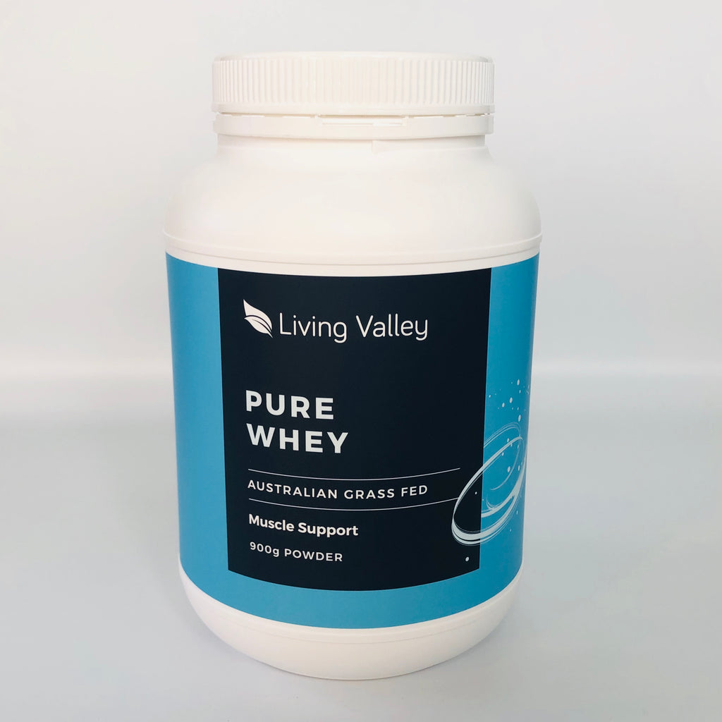 Living Valley 100% Pure Whey Protein Concentrate 900g