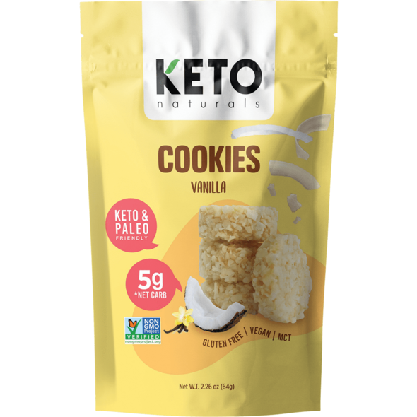 Keto Naturals Cookies Vanilla - 64g