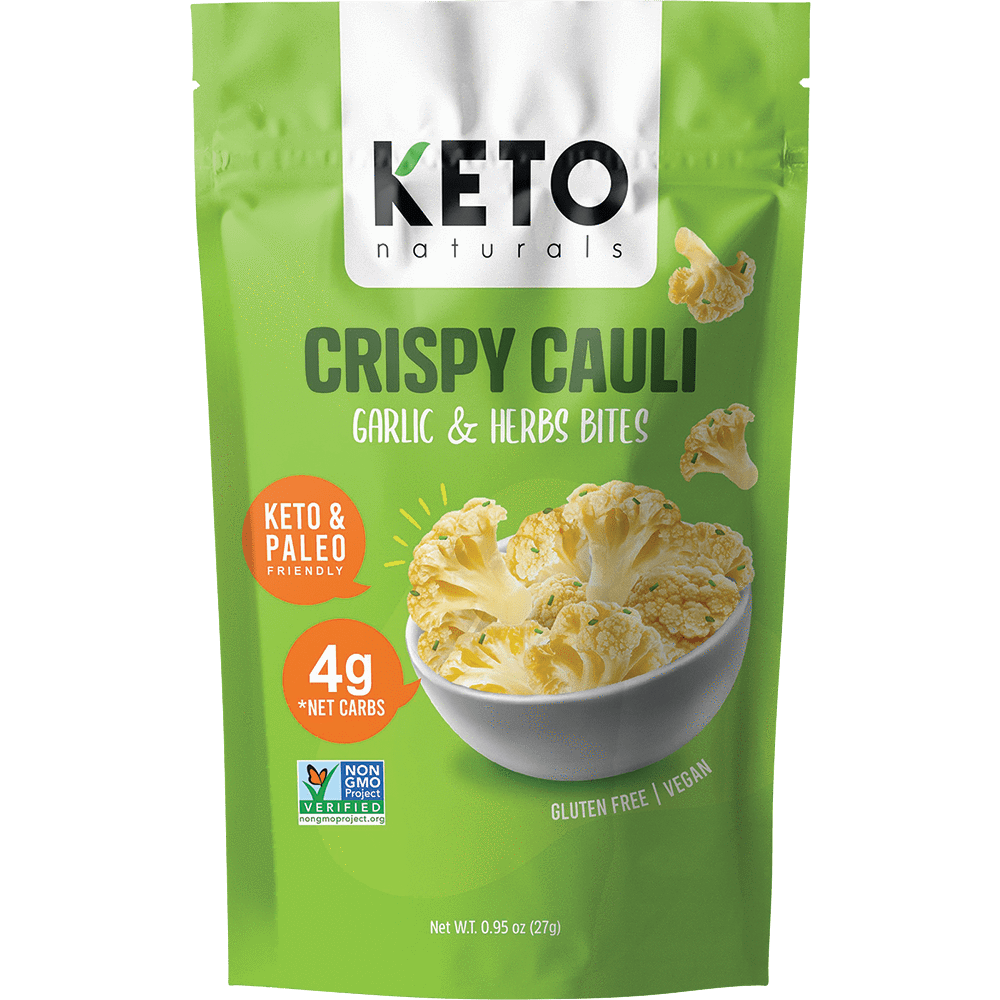 Keto Naturals Crispy Cauli Garlic Herb Bites 27g