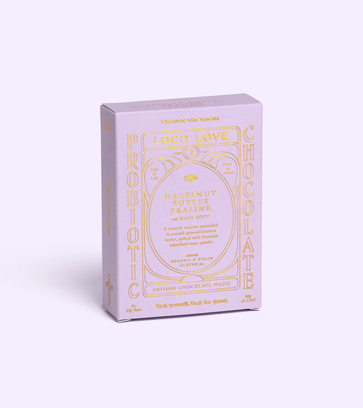 Loco Love - Twin Hazelnut Butter Praline 70g