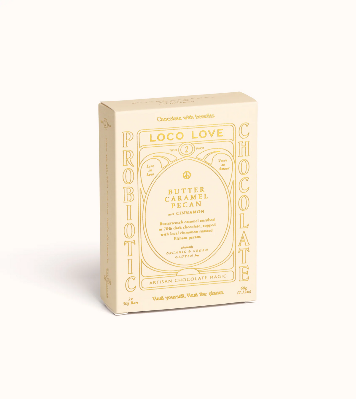 Loco Love - Twin Butter Caramel Pecan 70g