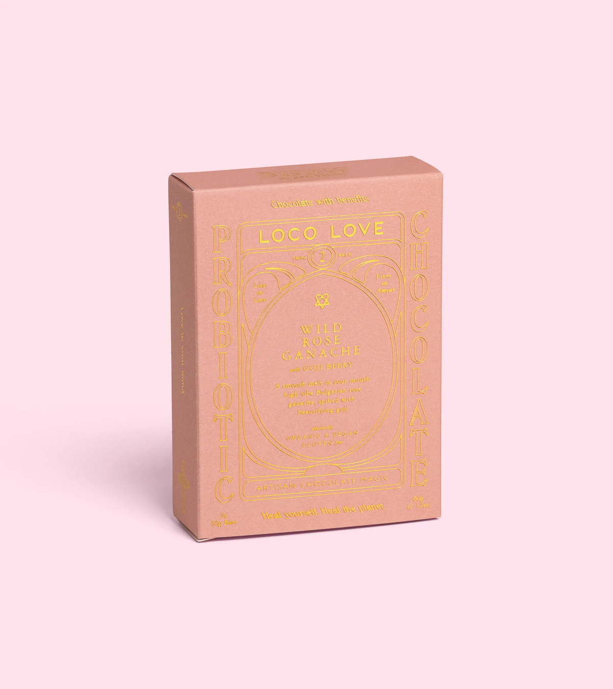 Loco Love - Twin Wild Rose Ganache 70g