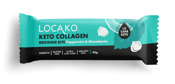 Locako Collagen Brownie Bite - Peppermint & Macadamia