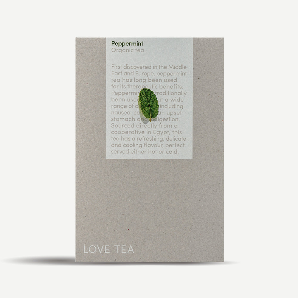 Peppermint Pyramid Tea Bags - 1 Box x 50 Pyramids