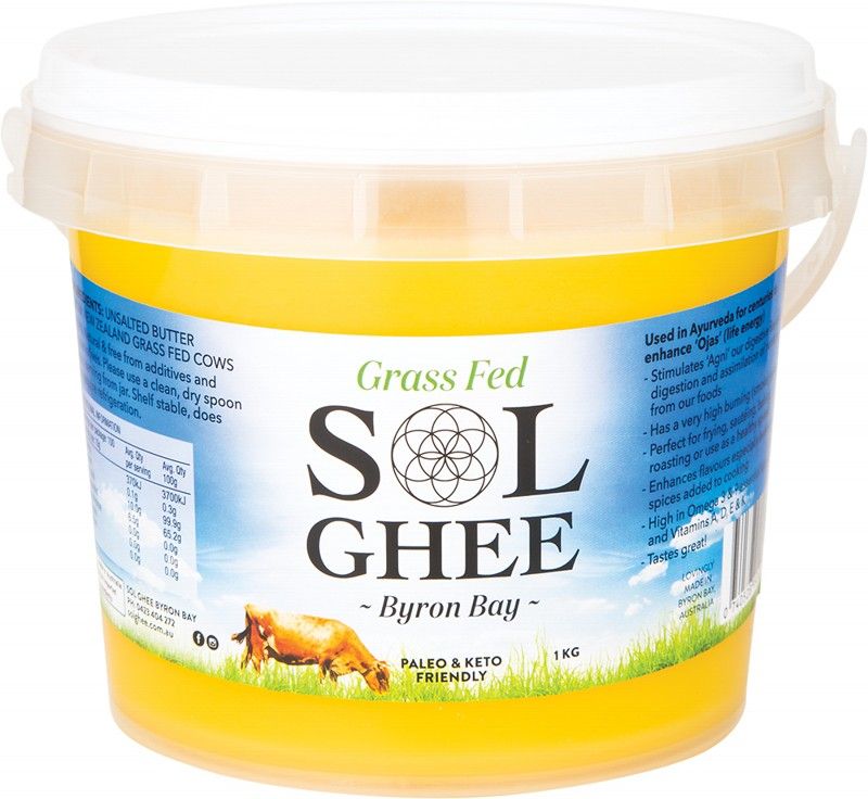 SOL Organics Grass Fed Ghee - 1kg