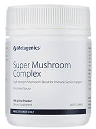 Metagenics Super Mushroom Complex 100g Oral Powder Pine Lime